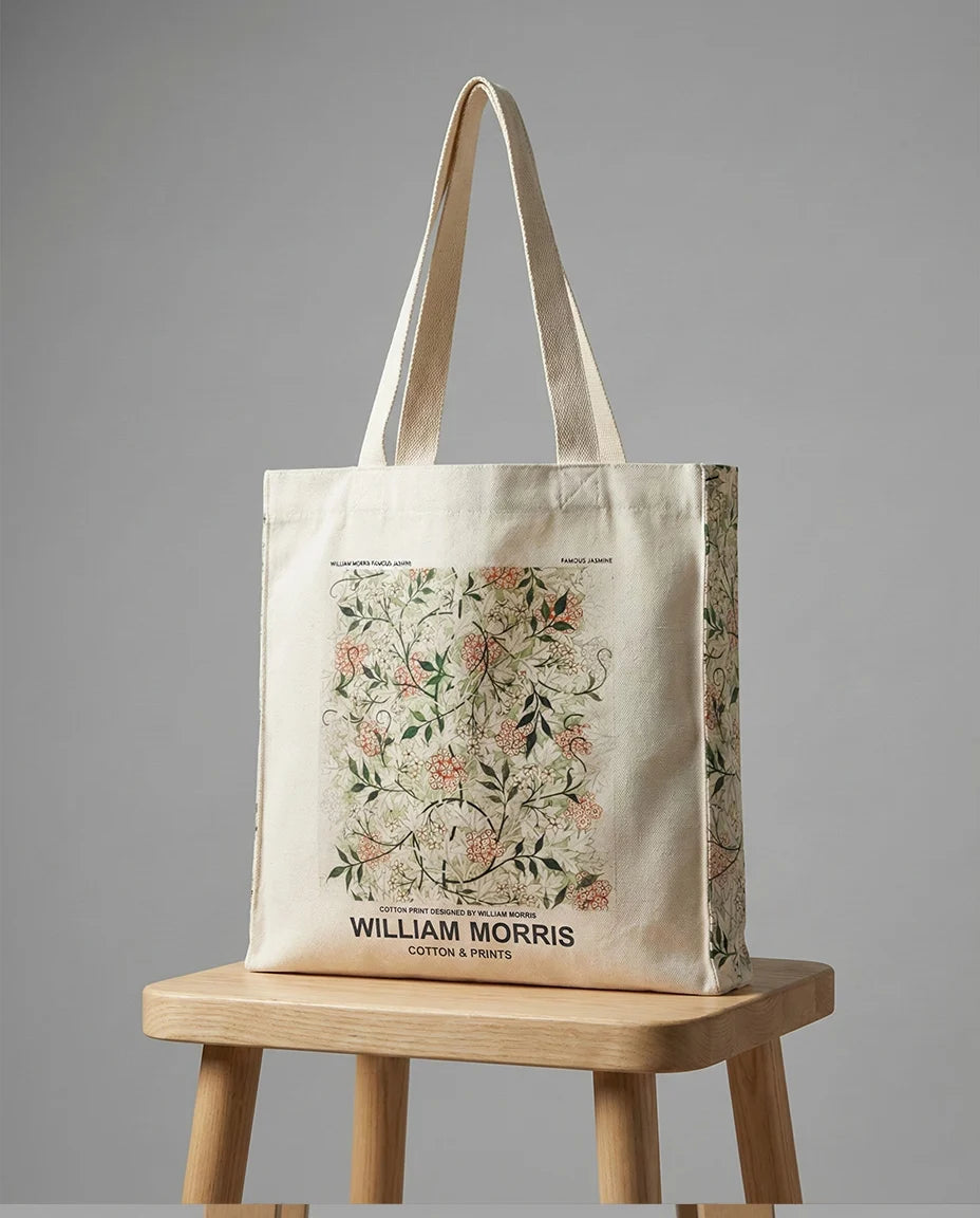 William Morris Famous Jasmine - Tote Bag - Artsy Tote Bag | My Turtle